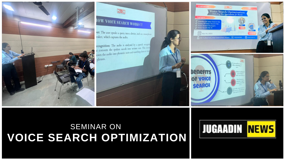 Seminar on Voice search optimization (1)