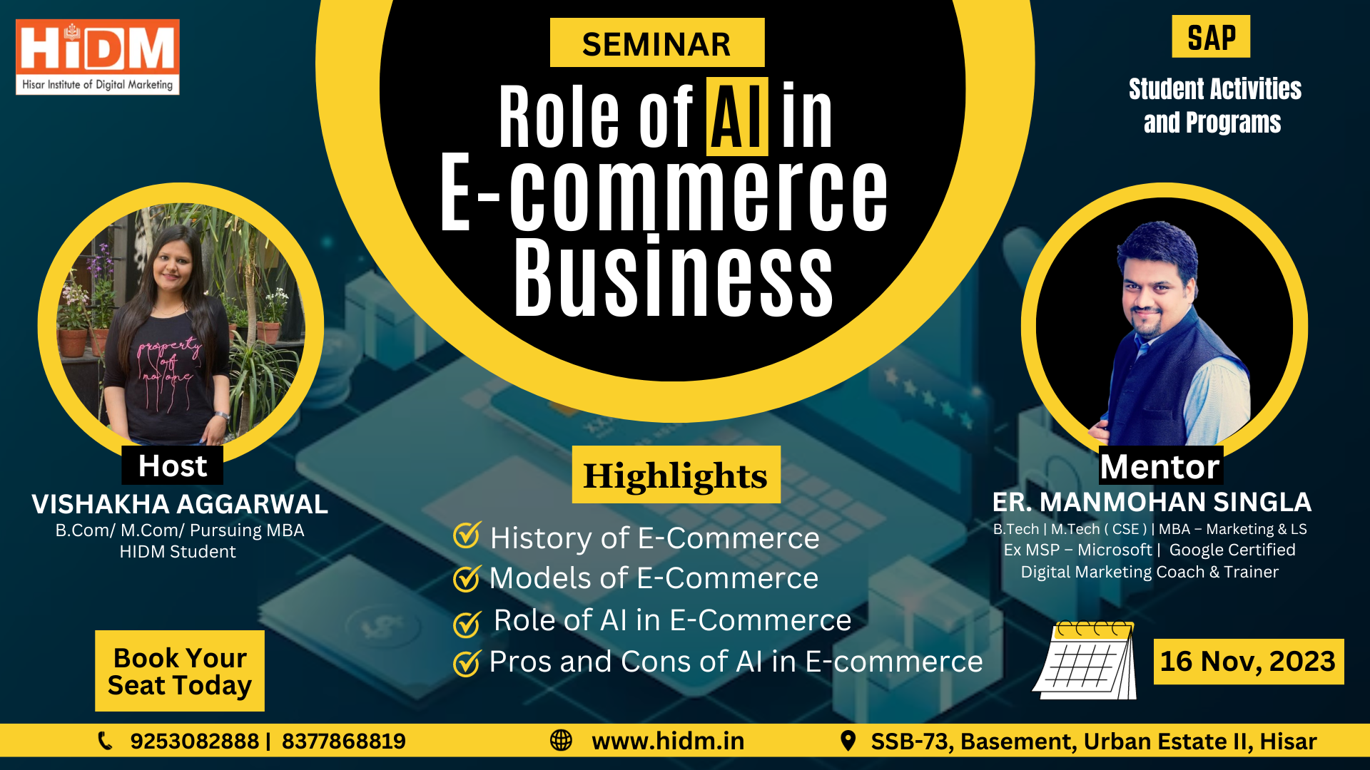 Seminar on Role of AI in E-Commerce Business 