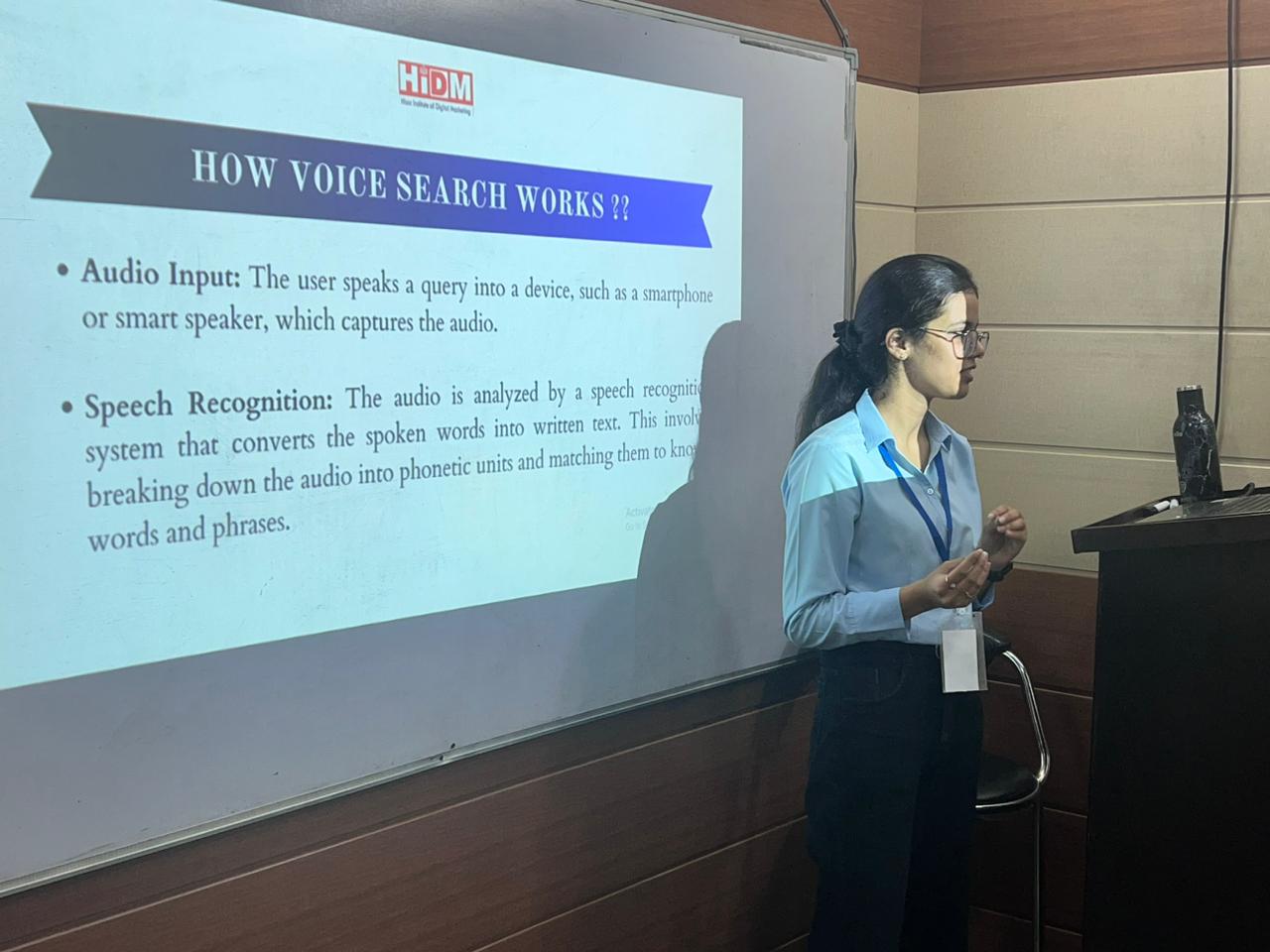 seminar on Voice search optimization