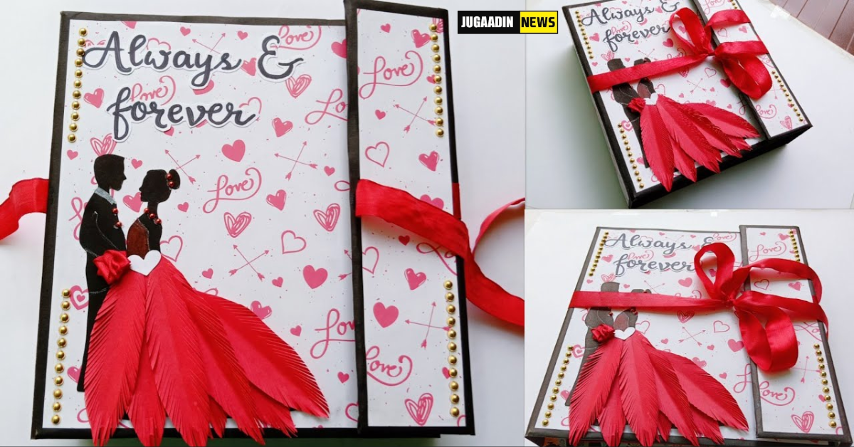 Customize Valentine scrapbook