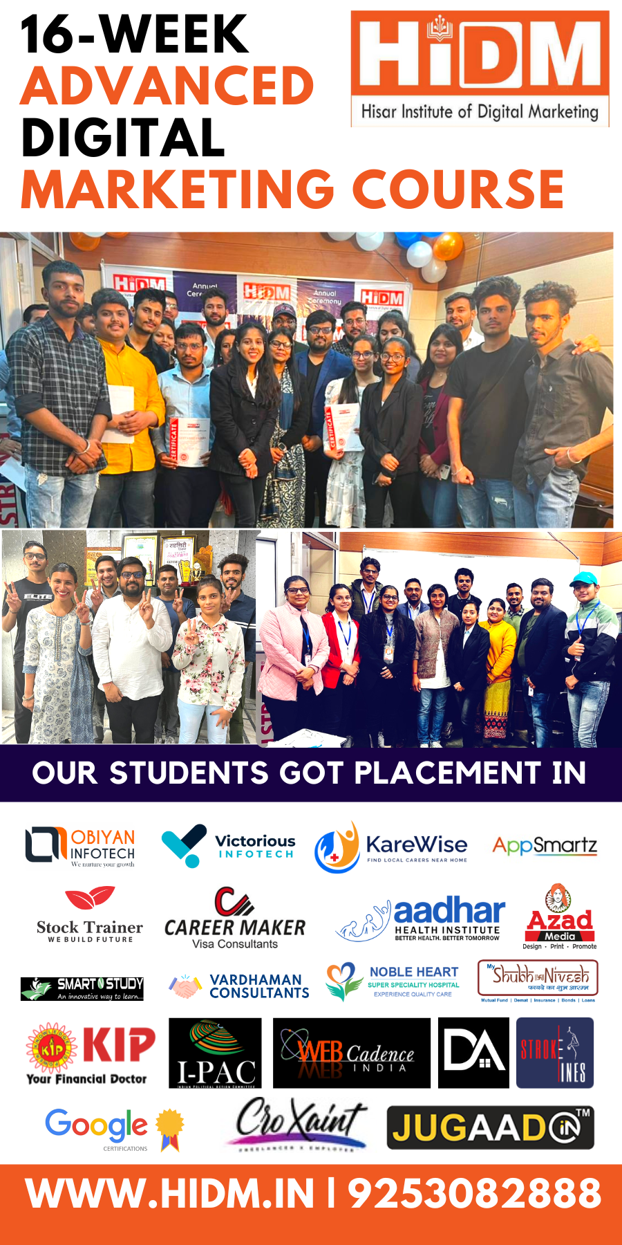 Hisar Institute of Digital Marketing placement cell