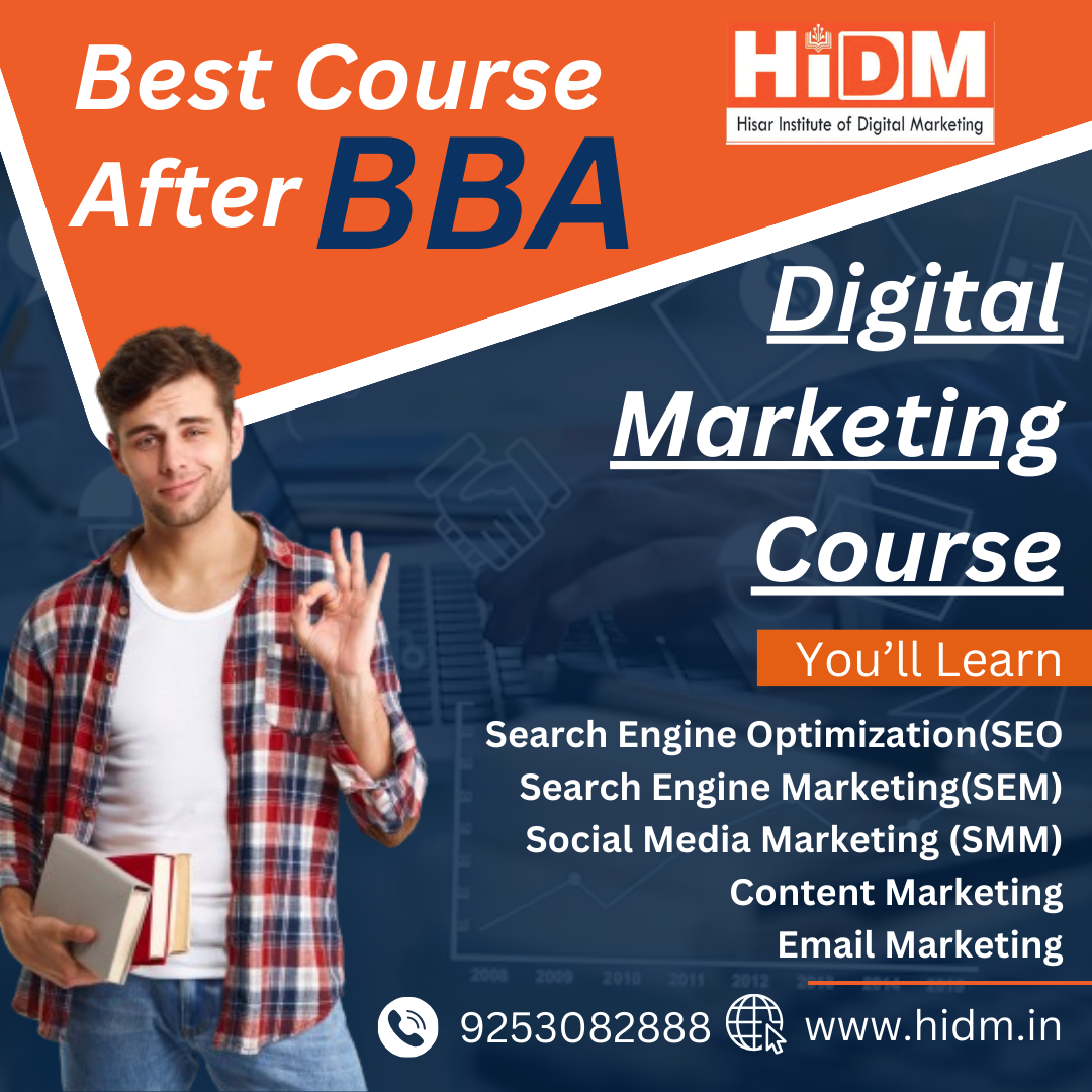Best Digital Marketing Course for BBA students in Hisar