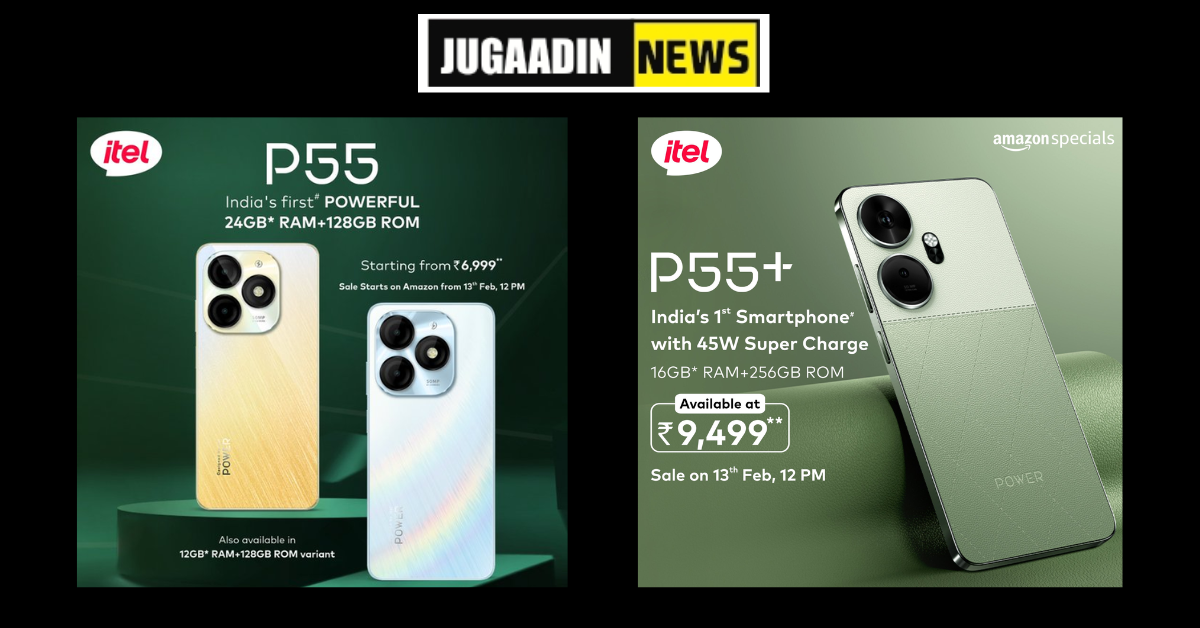 Itel launched Itel P55 & P55+ with 5,000mAh battery, 50MP camera