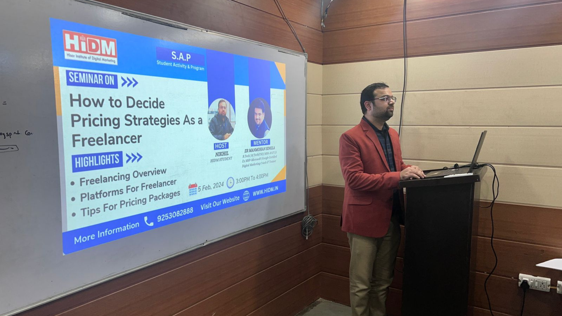 Seminar on How to decide Pricing Strategies as a freelancer