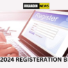 image showing online registration process on a laptop