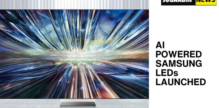 tv with vibrant colours and announcing its launch