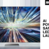 tv with vibrant colours and announcing its launch