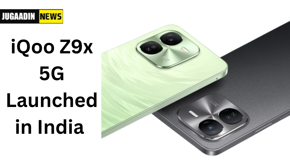 Image showing all new iQoo z9x 5G announcing its launch