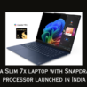 Lenovo Yoga Slim 7x laptop with Snapdragon X Elite processor launched in India