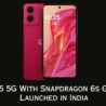 Moto G45 5G With Snapdragon 6s Gen 3 SoC Launched in India