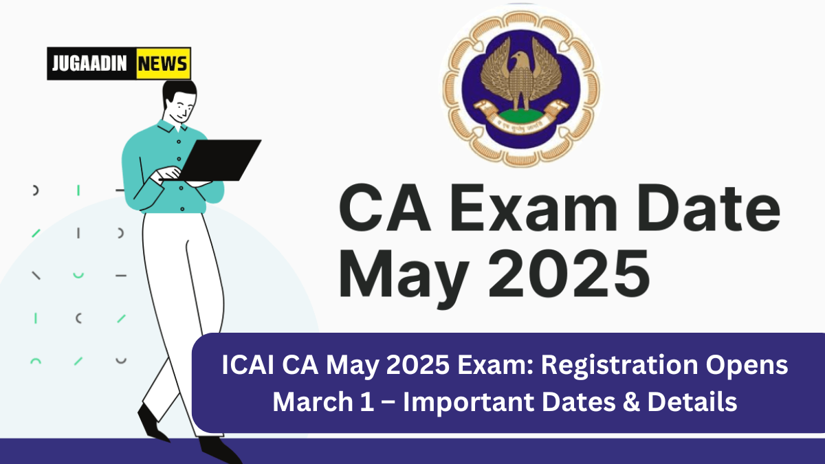 The Institute of Chartered Accountants of India (ICAI) has announced that the registration for the CA May 2025 session will begin on March 1, 2025. Candidates can apply online through the official ICAI portal, eservices.icai.org. The last date to apply without a late fee is March 14, 2025, while applications with a late fee of ₹600 can be submitted until March 17, 2025.