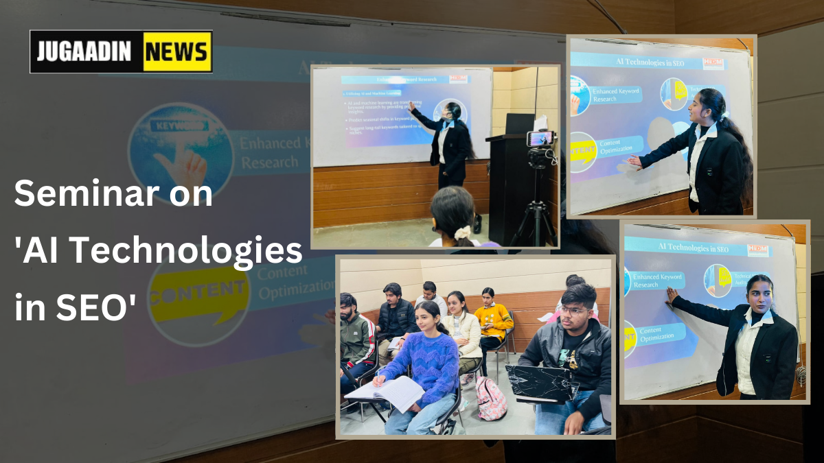 A seminar titled "AI Technologies in SEO" took place at the Hisar Institute of Digital Marketing (HIDM)