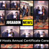 HIDM Annual Certificate Ceremony celebrating course completion and 6th anniversary with awards, student feedback, and fun activities in Hisar.