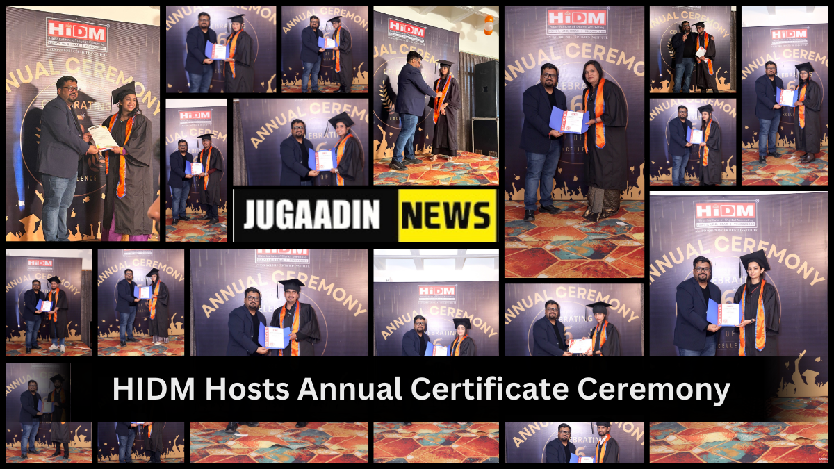 HIDM Annual Certificate Ceremony celebrating course completion and 6th anniversary with awards, student feedback, and fun activities in Hisar.