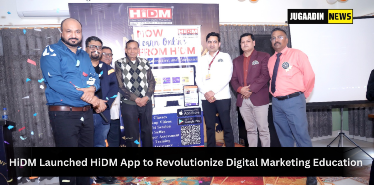HIDM app launch event – Students and faculty celebrating the 6th anniversary with the unveiling of the new digital learning app.