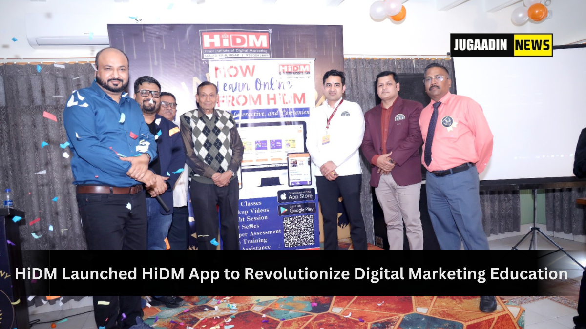 HIDM app launch event – Students and faculty celebrating the 6th anniversary with the unveiling of the new digital learning app.
