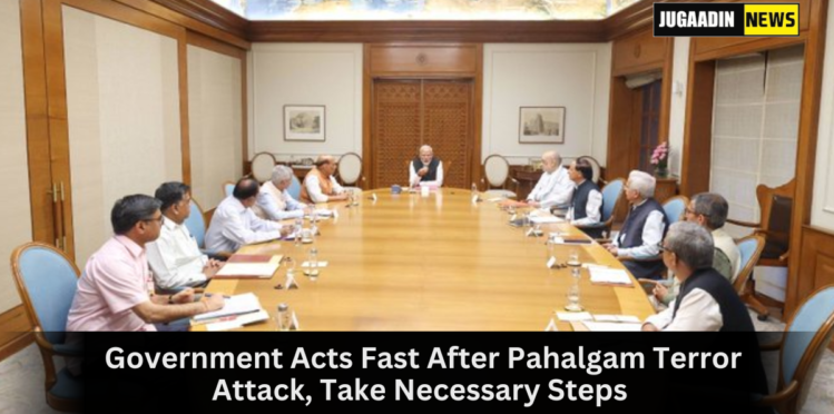 PM Modi reviews national security steps after Pahalgam terror attack.