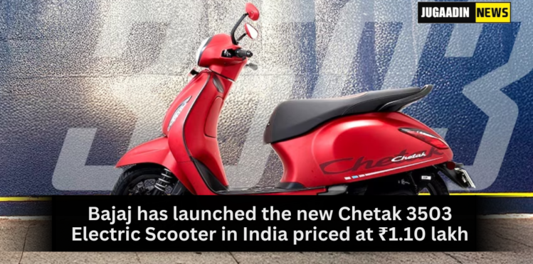 Bajaj Chetak 3503 electric scooter with retro-modern design and eco-friendly performance