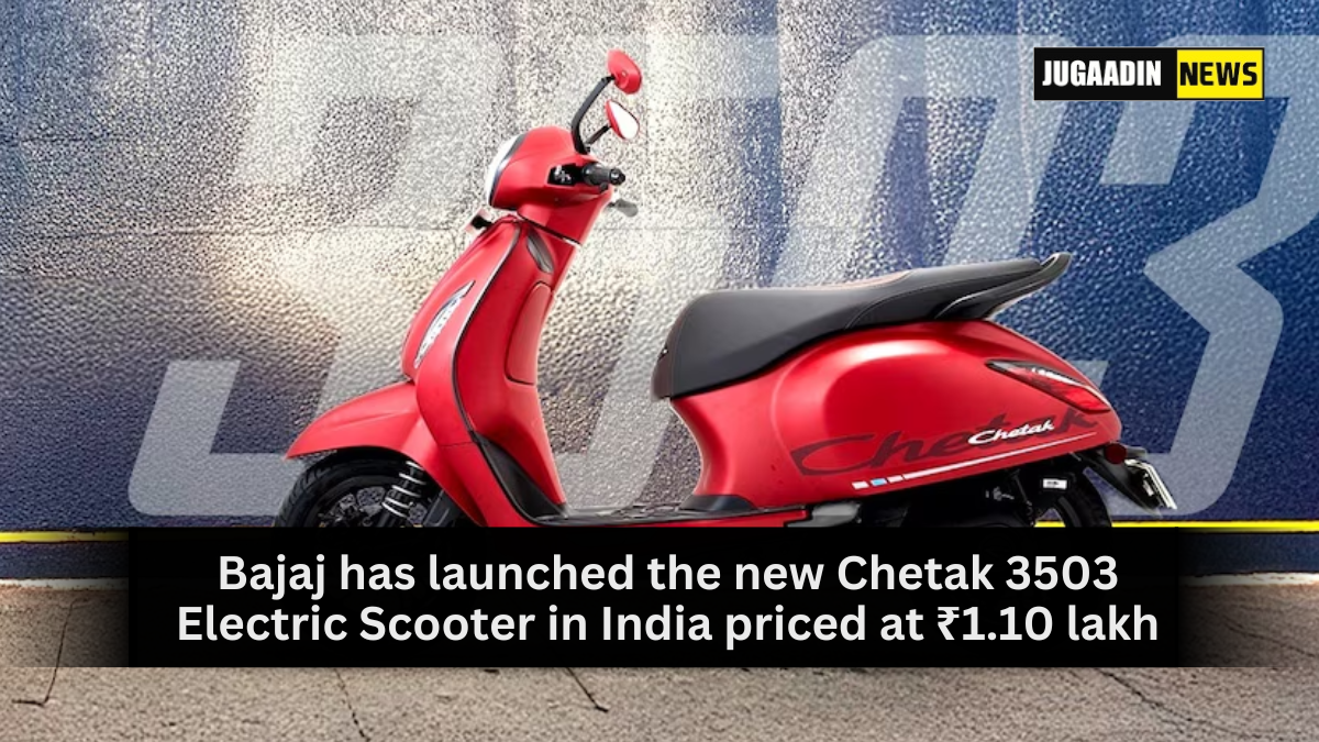 Bajaj Chetak 3503 electric scooter with retro-modern design and eco-friendly performance
