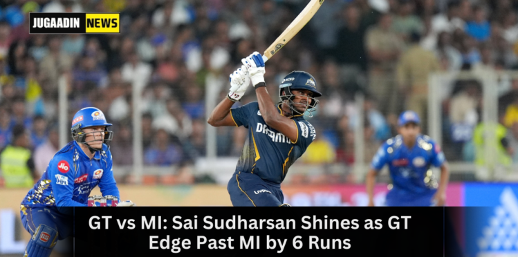 Gujarat Titans defeat Mumbai Indians by 6 runs in IPL 2025 on March 26.