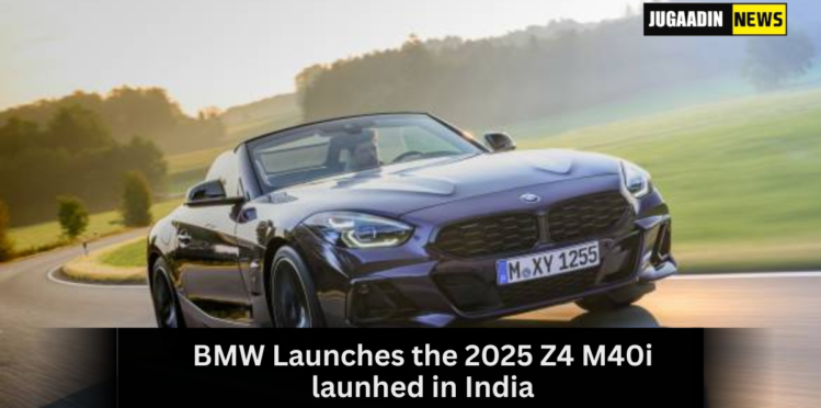 2025 BMW Z4 M40i Pure Impulse Edition in India with manual transmission and luxury interior