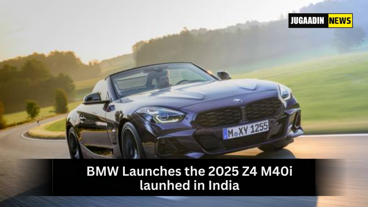 2025 BMW Z4 M40i Pure Impulse Edition in India with manual transmission and luxury interior