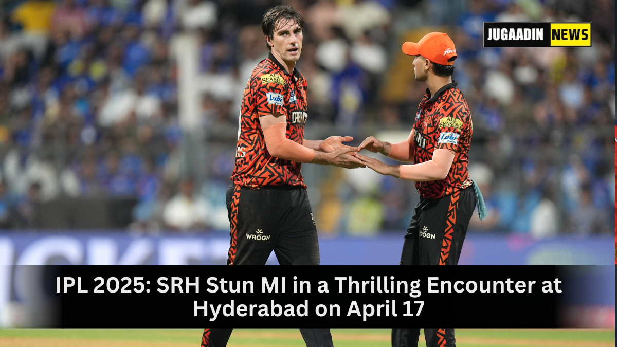 Mumbai Indians celebrate their win against Sunrisers Hyderabad in IPL 2025 match at Wankhede Stadium on April 17
