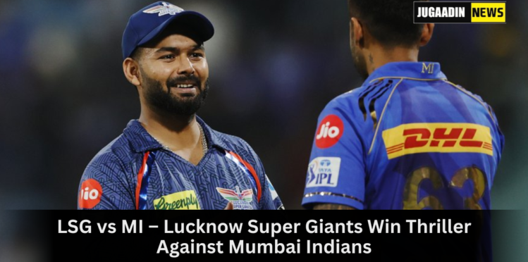 LSG vs MI IPL 2025 – Nicholas Pooran celebrates match-winning knock