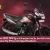 2025 TVS Sport motorcycle in a sleek new design, showcasing its sporty styling, modern features, and efficient engine for daily commutes.
