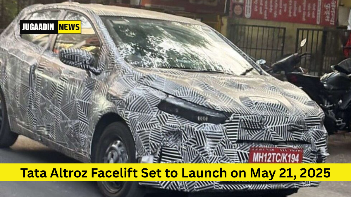 Tata Altroz Facelift 2025 with updated design, new alloy wheels, and enhanced features, launching on May 21 starting at ₹6.75 lakh