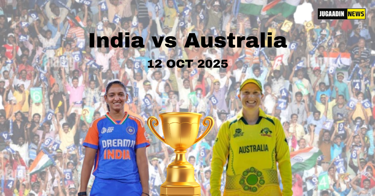 India vs Australia wome's captain with ICC Womens World Cup Trophy