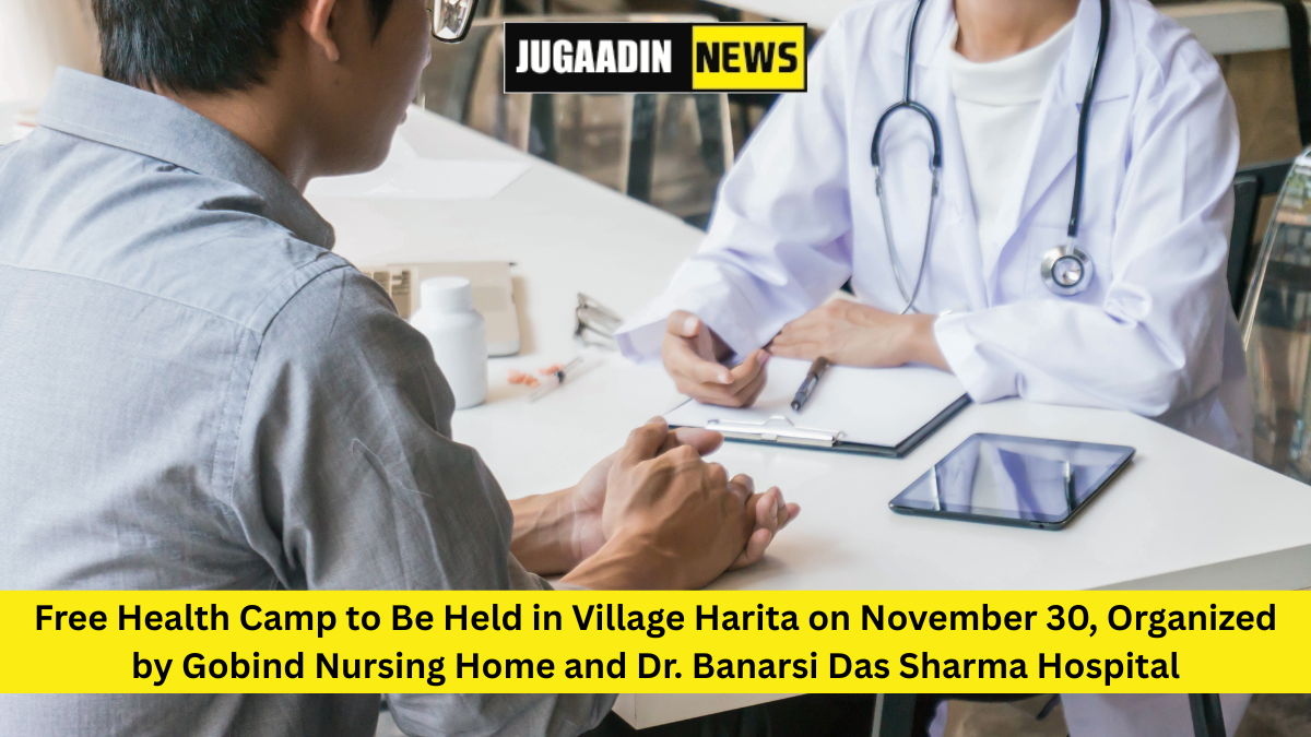 Free Health Camp by Gobind Nursing home