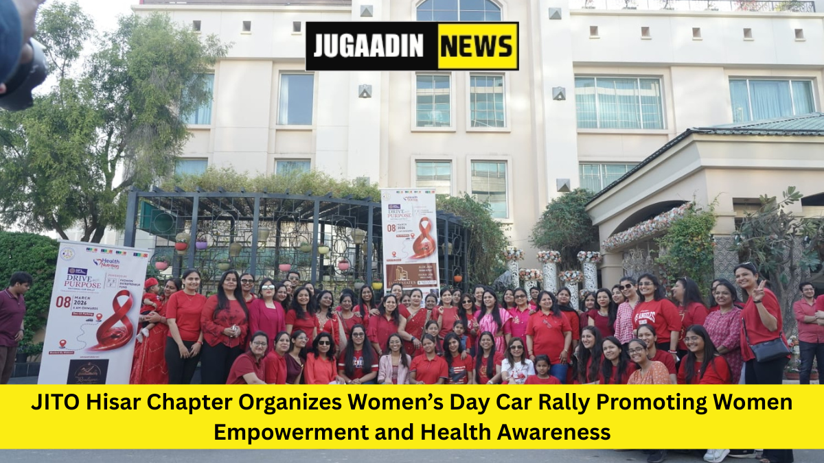 JITO Hisar Chapter Organizes Women’s Day Car Rally Promoting Women Empowerment and Health Awareness