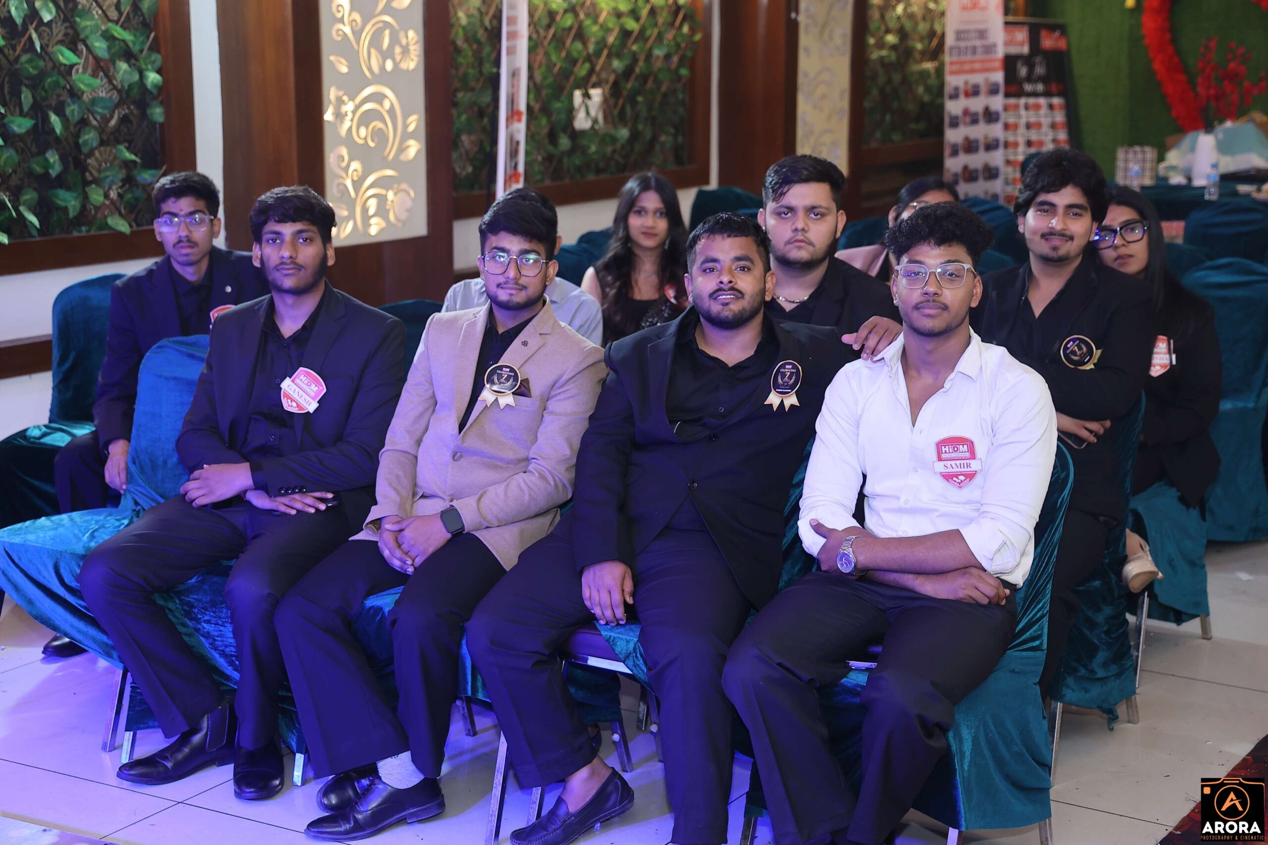 HiDM 7th Annual Certification Ceremony photos. students felicitated with course completion certificate