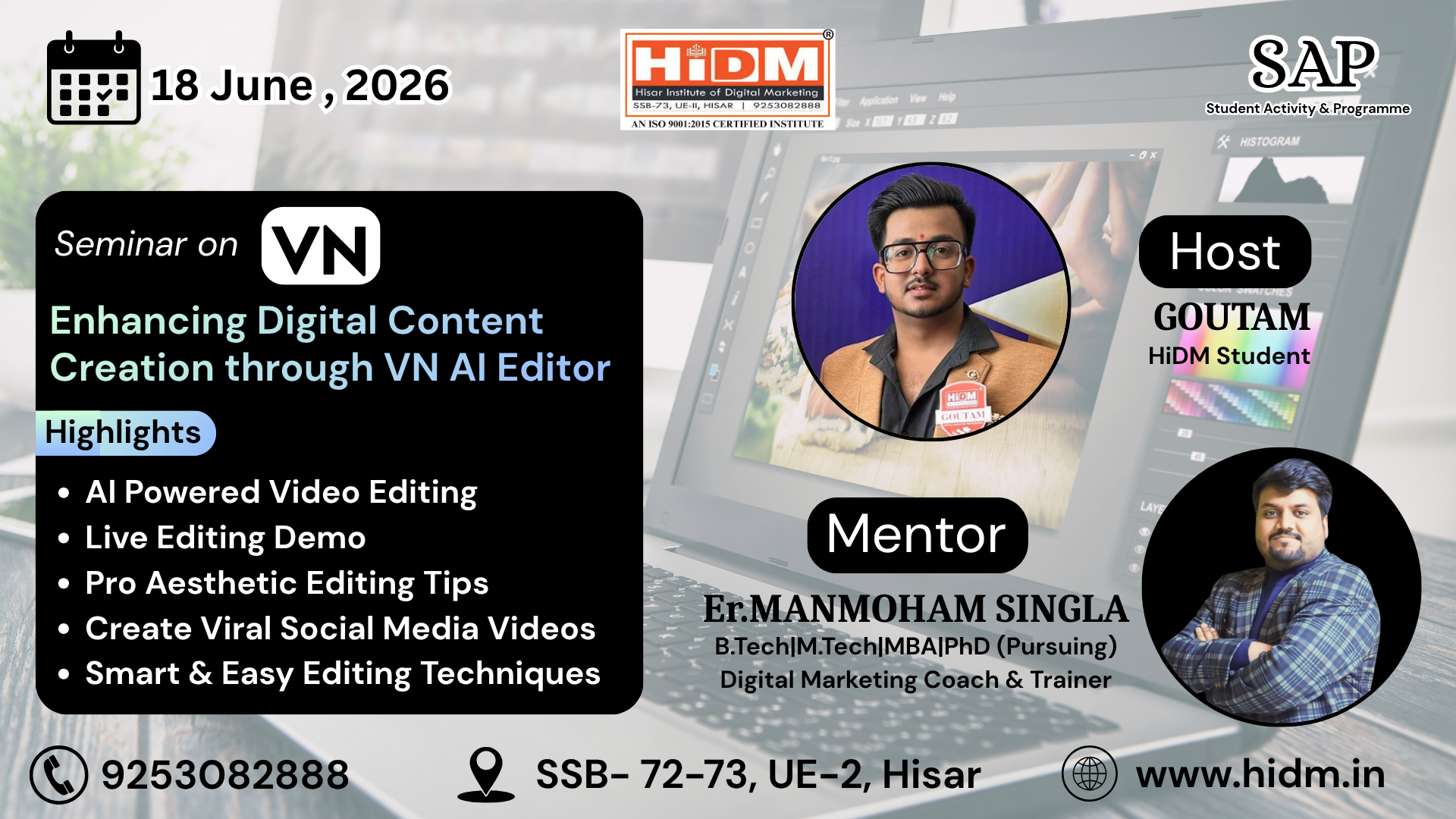Seminar on VN- Enhancing Digital Content Creation Through VN AI Editor