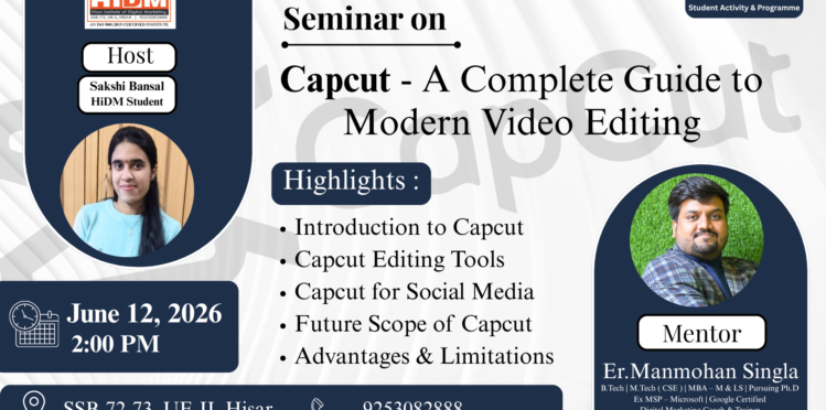 “CapCut – A Complete Guide to Modern Video Editing”