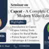 “CapCut – A Complete Guide to Modern Video Editing”