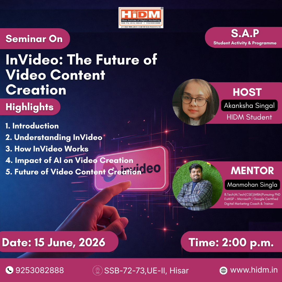 Seminar on Invideo: The Future of Video Content Creation