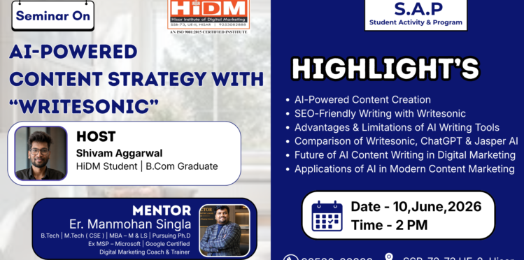 Seminar on AI-Powered Content Strategy with Writesonic