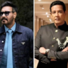 Ajay Devgn and Anup Soni featured in a promotional image announcing Ajay Devgn as the new host of Crime Patrol.