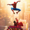 Spider Man flying in the air to protect the people and the city