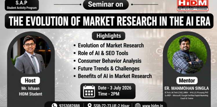Seminar on the evolution of market research in the AI era