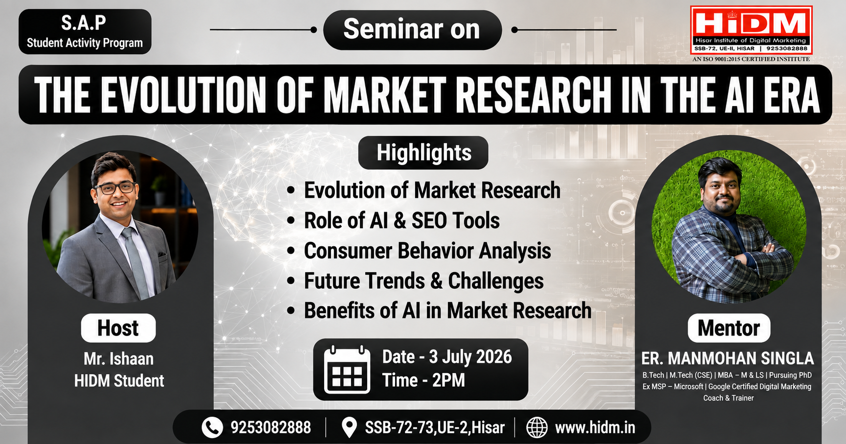 Seminar on the evolution of market research in the AI era