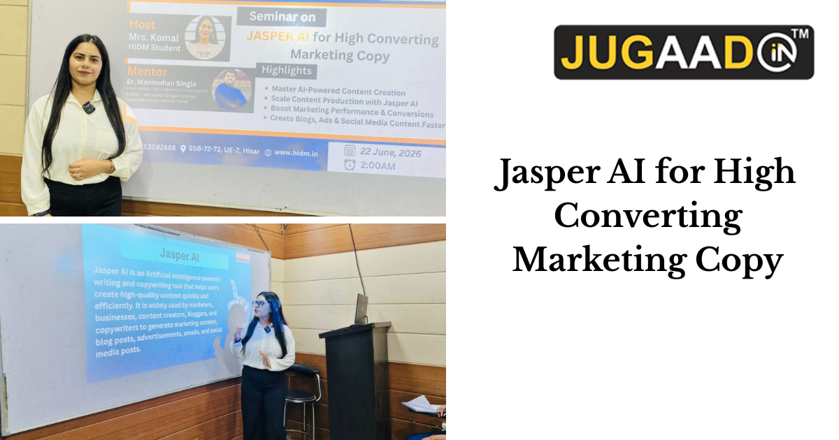 seminar on jasper AI High Converting Marketing Copy