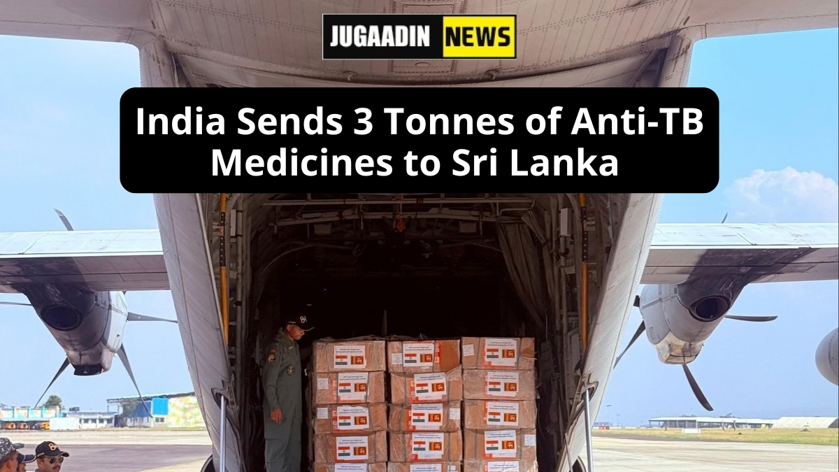 India sends 3 tonnes of anti-TB medicines to Sri Lanka aboard an Indian Air Force C-130J aircraft