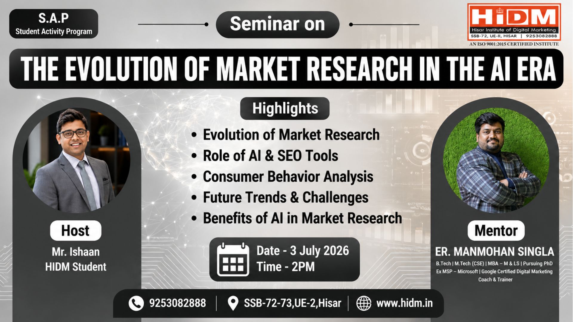 Seminar on the evolution of market research in the AI era