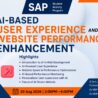 seminar on AI - based user experience and website performance enhancement.