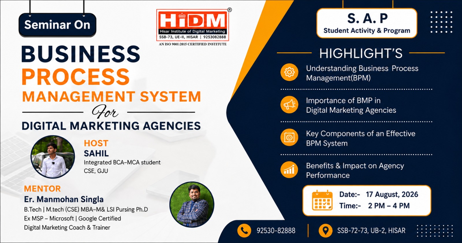 seminar on Business process management system