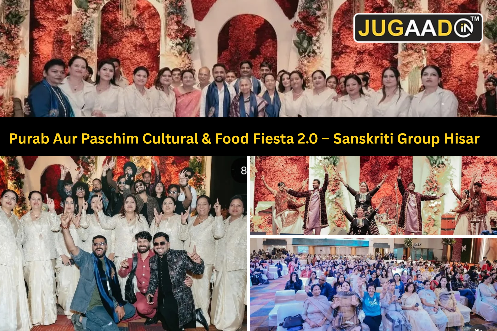 Sanskriti Group’s Cultural & Food Fiesta 2.0 Purab Aur Paschim event in Hisar, featuring culture, food, fashion and entertainment.