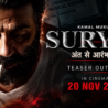 Sunny Deol in an intense look on the Suryaa movie teaser poster, releasing on 20 November 2026